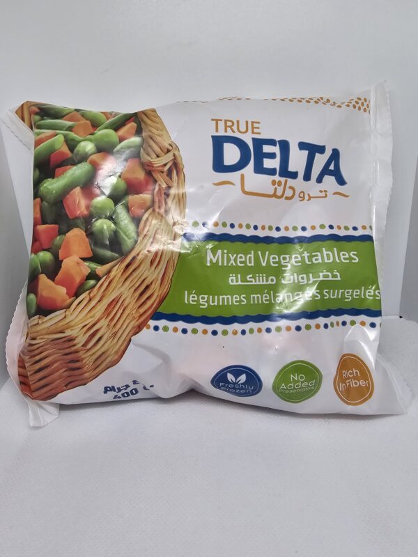 Delta Frozen Mixed vegetables – 400gm