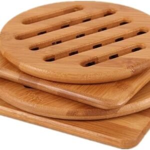 Heat Resistant Wooden Pot Mat - Image 1