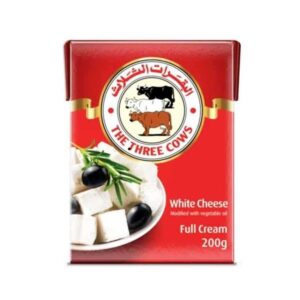 THREE COWS FF WHITE CHEESE 200GM - Image 1