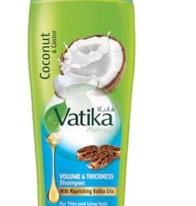 VATIKA CONDITIONER COCONUT AND CASTOR – 400ML - Image 1