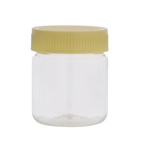R/F 100ML Round Pet Jar With Cap RF11093 - Image 1