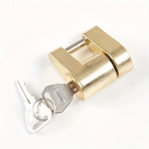 Trailer Hitch Coupler Lock BLACK color - Image 1
