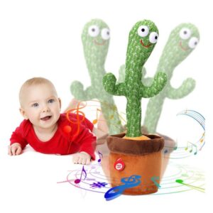 Herobaby Interactive Talking Cactus Youngsters Toy, LED Singing & Recording Music - Image 1