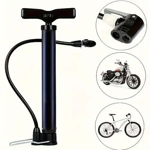 BIKE AIR PUMP WITH DUAL NOZZLE