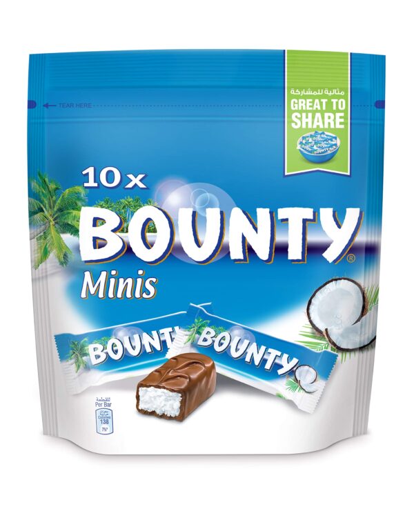 BOUNTY MINIS 285GM,,,,,,,,,,,,,