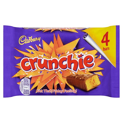 CADBURY CRUNCHIE CHOCOLATE 4x26.1GM