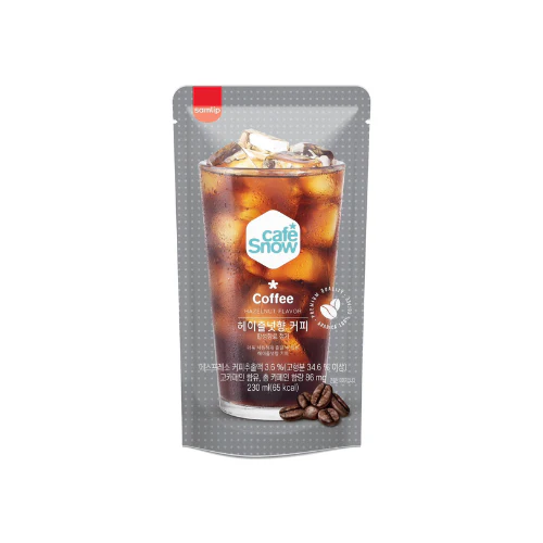 CAFE SNOW COFFEE HAZELNUT FLVR 230ML PKT