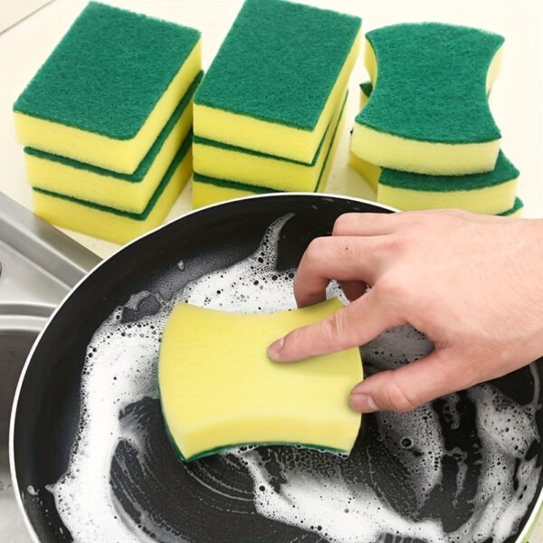 CLOTH COVERED DISHWASHING SPONGE