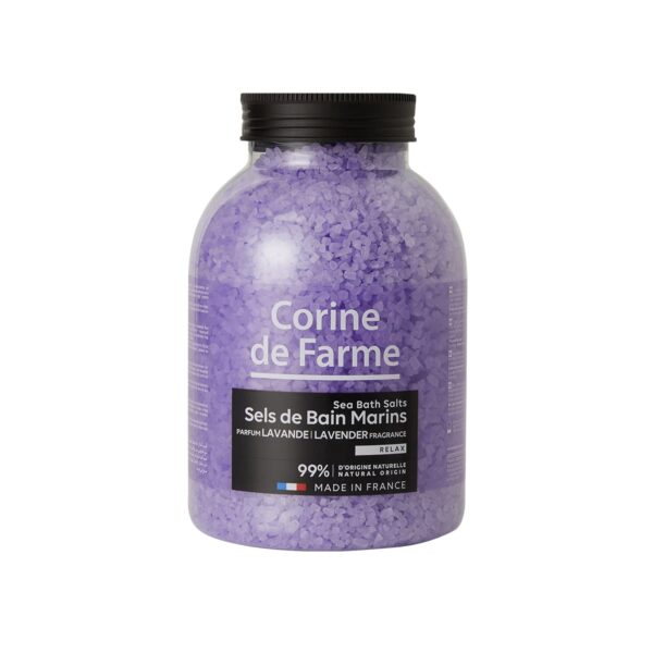 CORINE DE FARME SEA BATH SALT LAVENDER 1.3KG