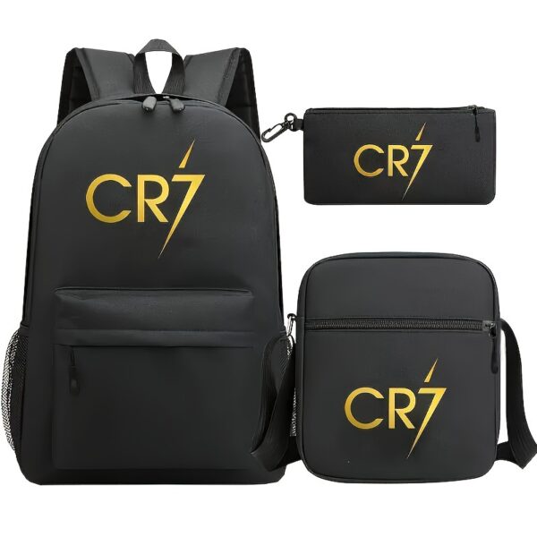 CR7 BACKPACK WITH PASSPORT BAG & PENCIL BAG