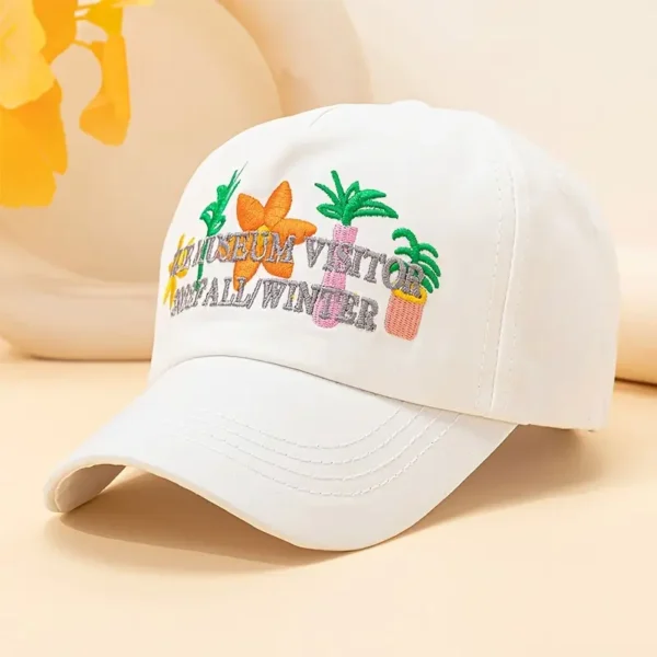 Cute Letter Embroidery Hat