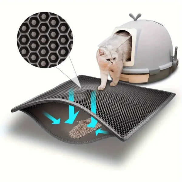 DBL Layer Waterproof Cat Litter Trapping Mat