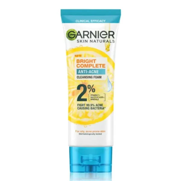 GARNIER FACE WASH 100ML ASSD