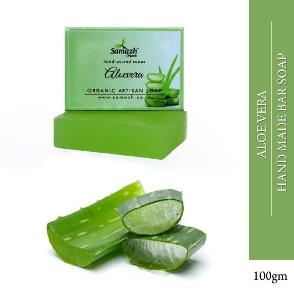 HANDMADE ALOE VARA SOAP 100GM