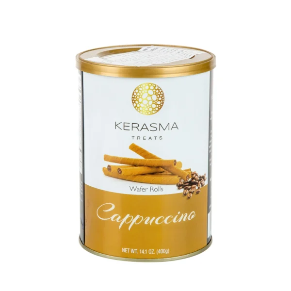 KERASMA WAFER ROLL CAPPUCCINO 400GM