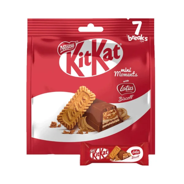 KIT KAT MINI MOMENTS LOTUS BISCOFF 116.2GM