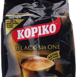 KOPIKO BLACK 3in1 COFFE 25GM PKT - Image 1