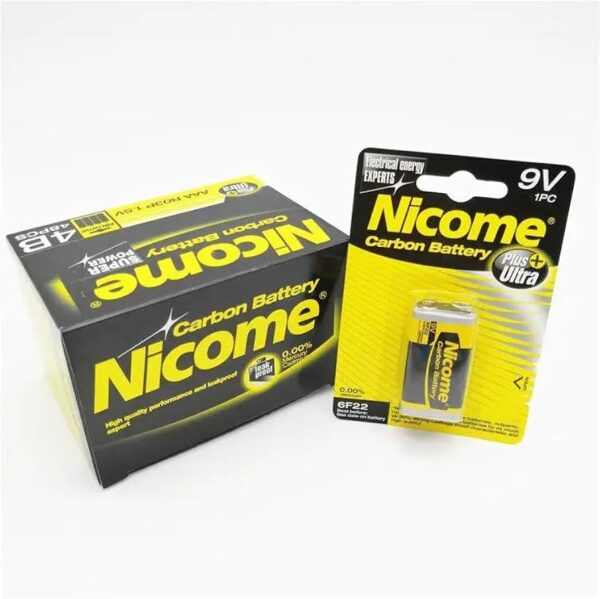 NICOME CARBON BATTERY 9V 6F22