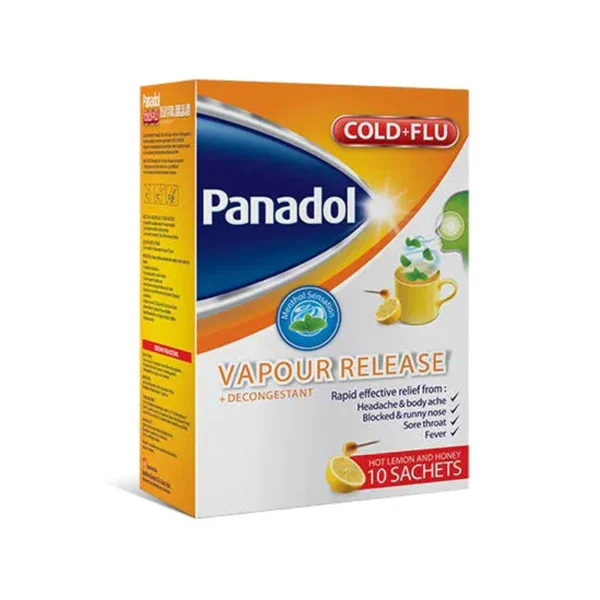 PANADOL COLD&FLU VAPOUR RELEASE 10 SACHETS