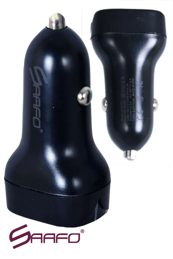 SAAFO DUAL USB 6A CAR CHARGER SF0101