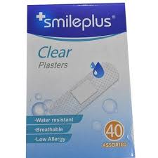 SMILEPLUS CLEAR PLASTER 40PCS