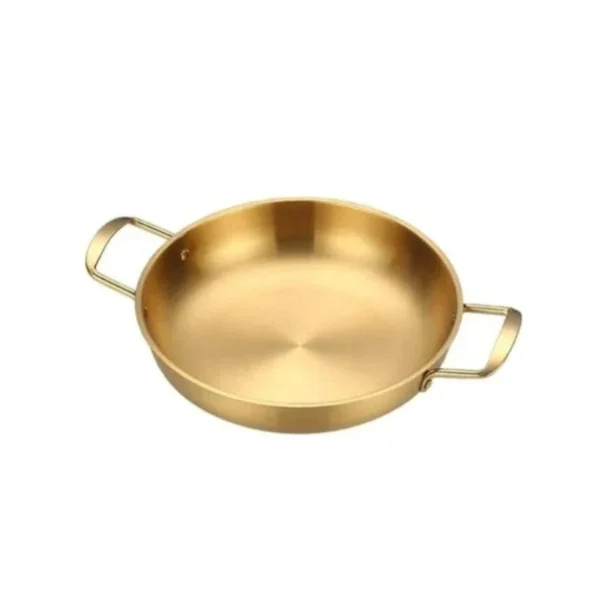 SS COOKING PAN GOLD SMALL