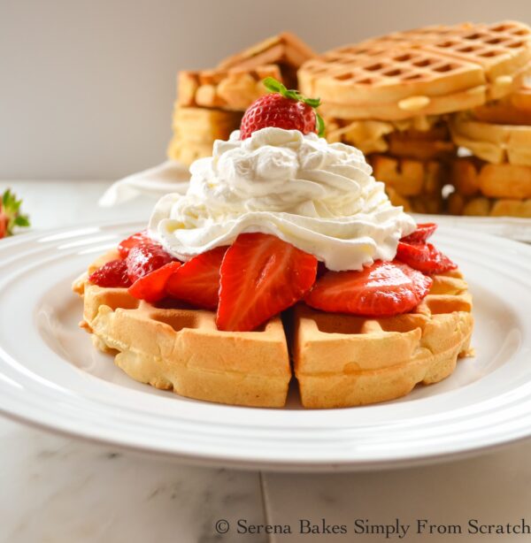 Strawberry Waffles (