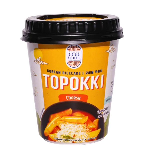 TOPOKKI KOREAN RICE CAKE 113GM CHEESE