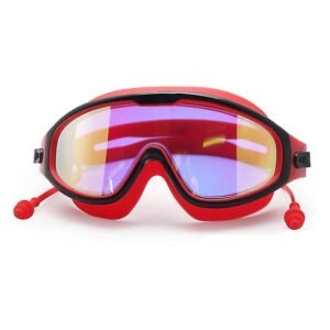 Unisex Large Frame Swimming Goggles, Waterproof Anti-fog Swimming Goggles - Image 1