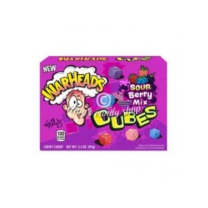 WARHEADS SOUR BERRY MIX CUBES 99GM - Image 1