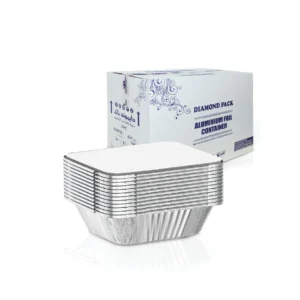 ALUM CONTAINER 8389+LIDS 1000PCS CTN - Image 1
