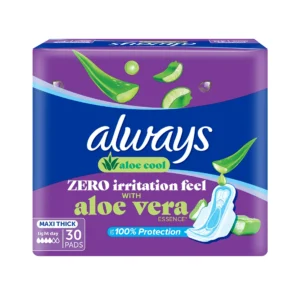 ALWAYS ALOE COOL MAXI THICK 30 PADS - Image 1