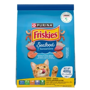 PURINA FRISKIES SEAFOOD SENSATION CAT FOOD 400G
