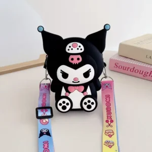 CUTE CARTOON CROSSBODY PVC BAG-KUROMI