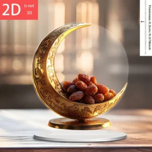Decorative 2D Moon Phase Date Board
