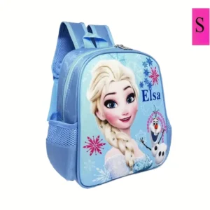 ELSA PRINCES CANVAS BACKPACK-BLUE