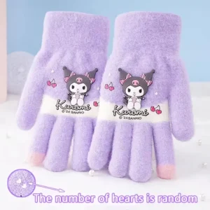 SANRIO KIDS WINTER GLOVES 1PAIR-KUROMI
