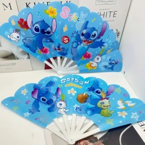 STITCH HANDLED FOLDING FAN