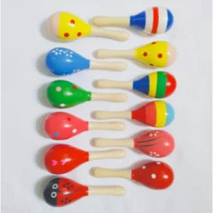 Wooden Handles Percussion Instrument 1Pc