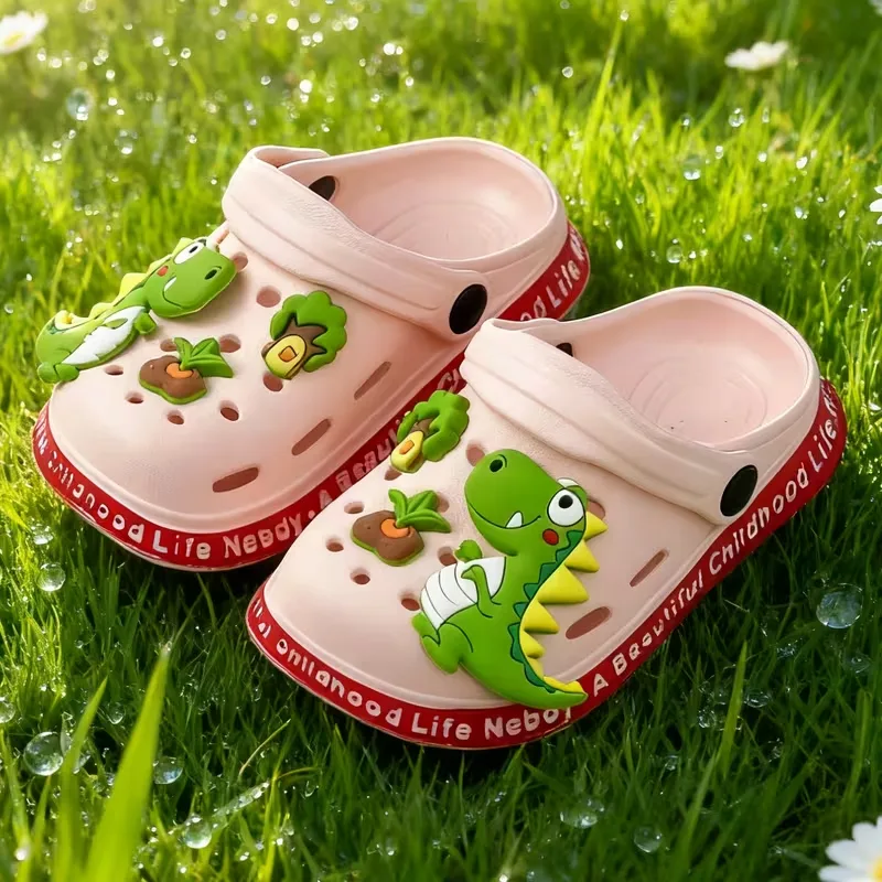 Dinosaur Pattern Girls' Sandals