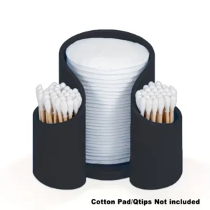 PLASTIC DOUBLE-COMPARTMENT COSMETICS ORGANIZER